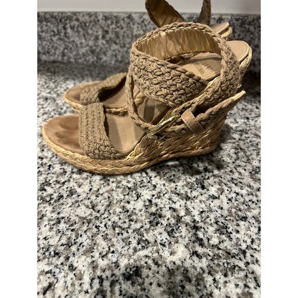 Stuart Weitzman Tan/taupe Wedges - Picture 1 of 8